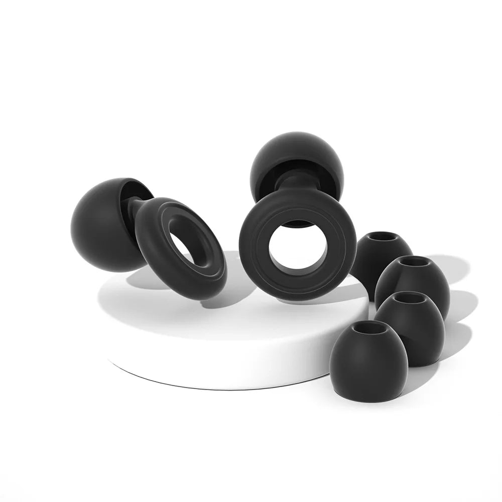 Reusable Silicone Ear Plugs for Sleep & Swimming – Noise Reducing