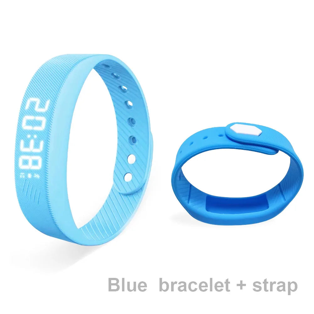 Vibrating Alarm Smart Band – Step & Calorie Tracker