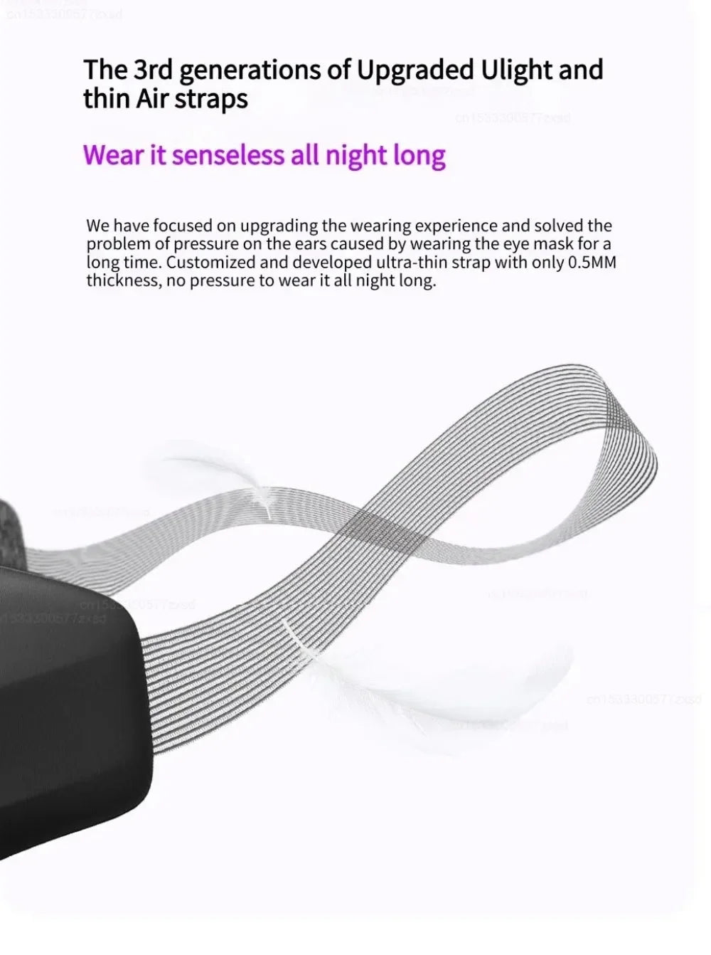 Dreamlight 4S Eye Mask Sleep 3D Stereoscopic Sleep Aid for Men Women Adult for Sleeping Block Out Light Travel Blindfold