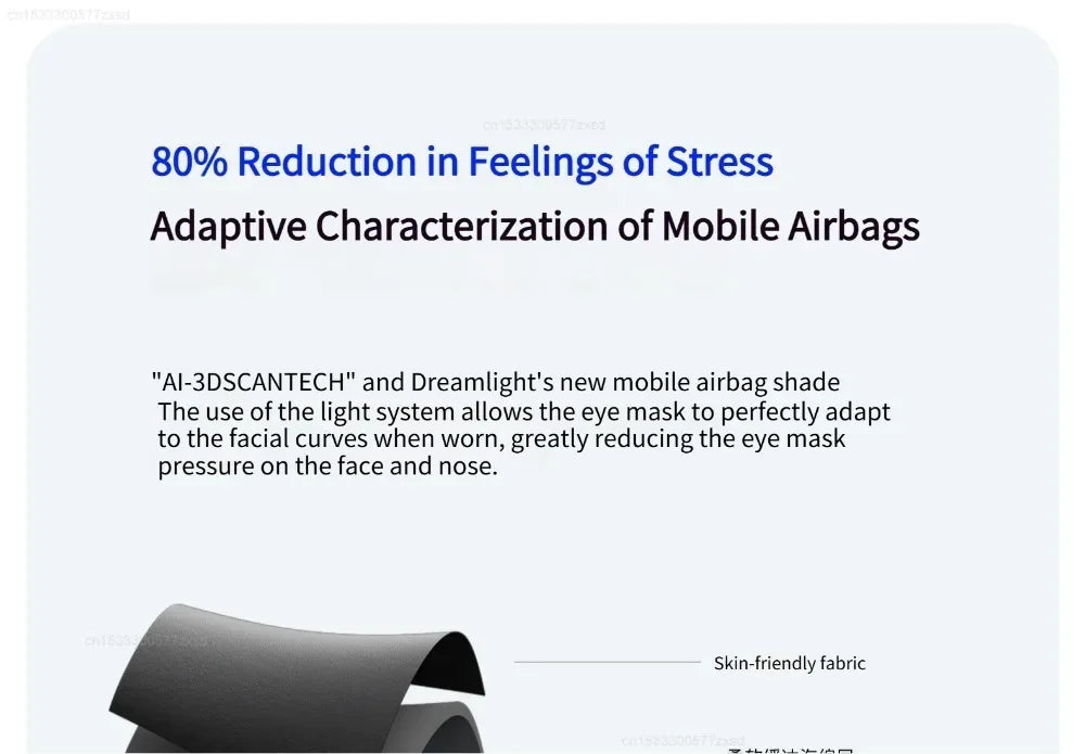 Dreamlight 4S Eye Mask Sleep 3D Stereoscopic Sleep Aid for Men Women Adult for Sleeping Block Out Light Travel Blindfold