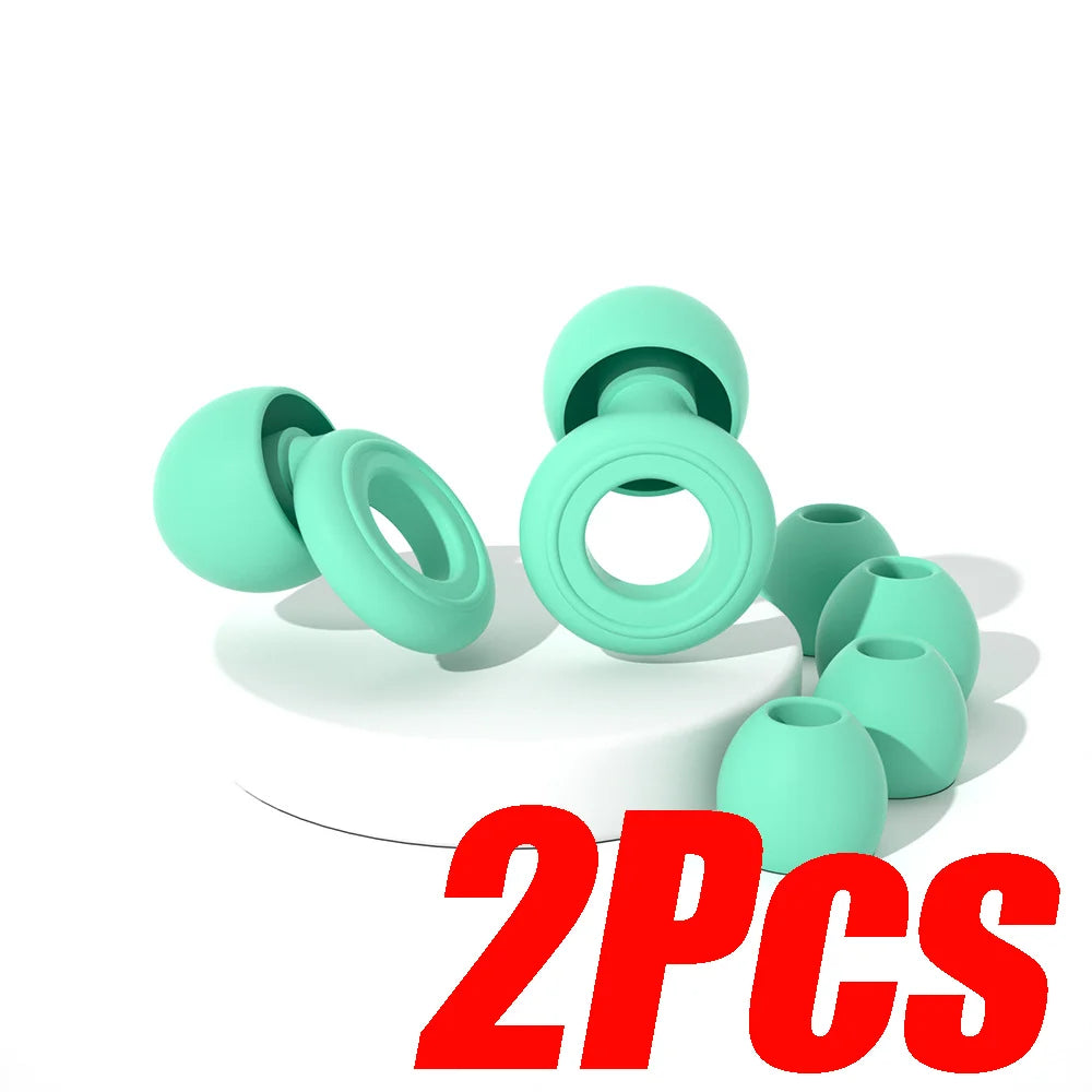 Reusable Silicone Ear Plugs for Sleep & Swimming – Noise Reducing