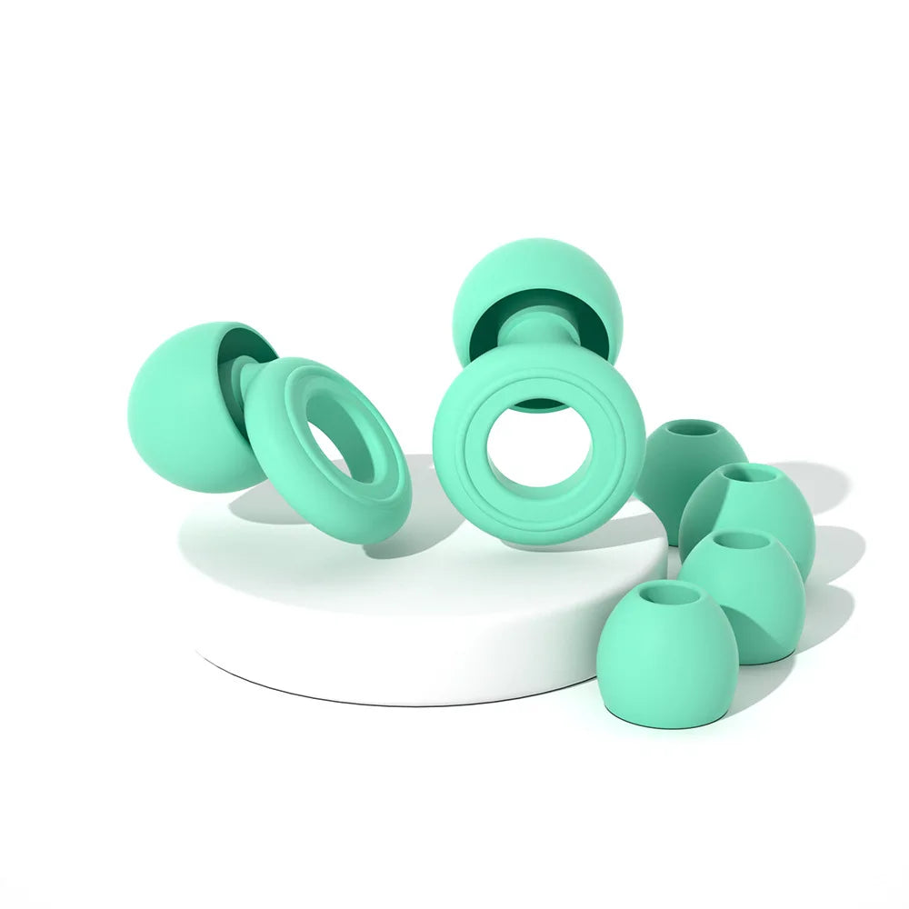 Reusable Silicone Ear Plugs for Sleep & Swimming – Noise Reducing