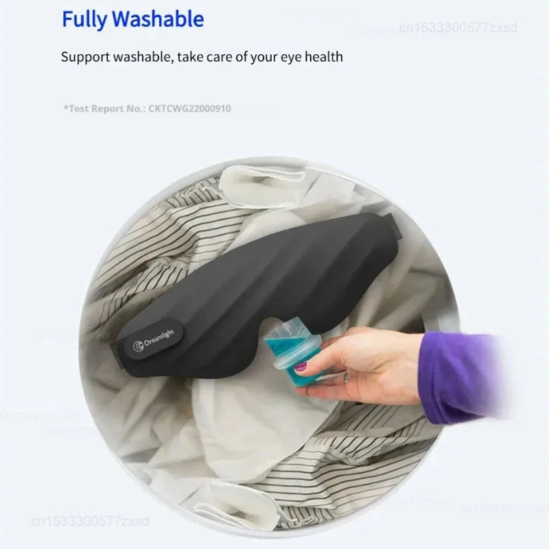 Dreamlight 4S Eye Mask Sleep 3D Stereoscopic Sleep Aid for Men Women Adult for Sleeping Block Out Light Travel Blindfold