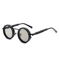 ND9 Anti-UV Sunglasses 9 Level Dimming Retro Adjustable Dimming Sunglasses with Glasse Case Round Fishing Sunglasses Fishing