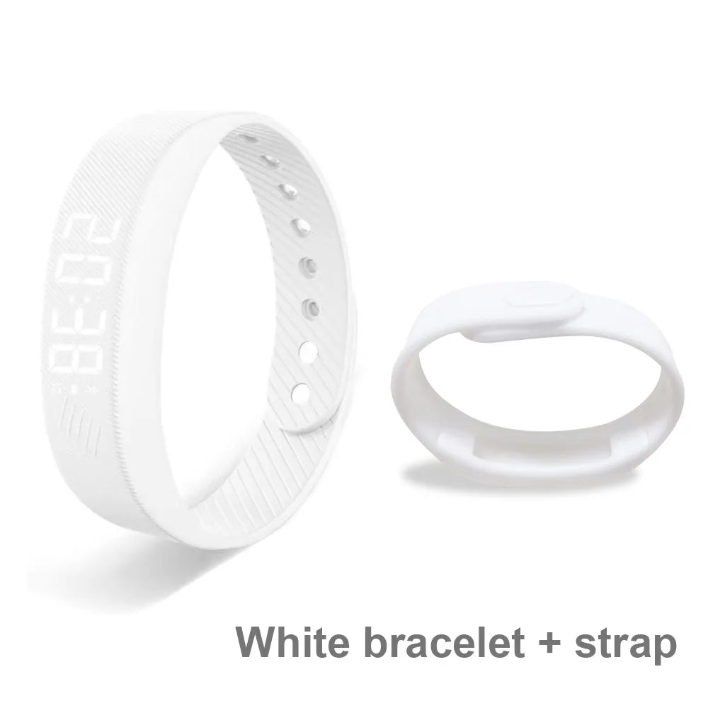 Vibrating Alarm Smart Band – Step & Calorie Tracker