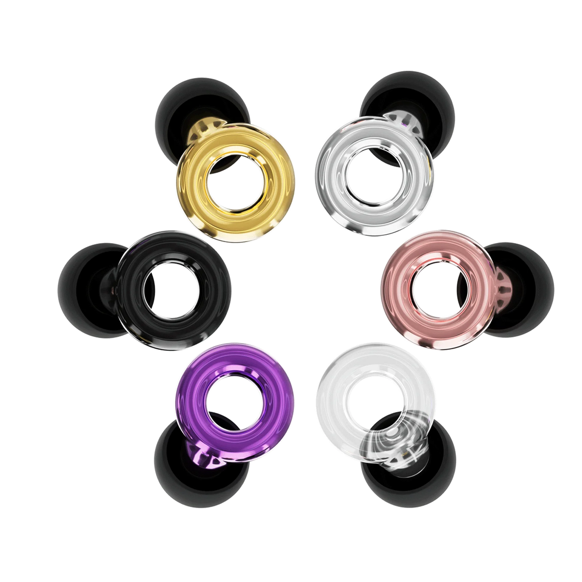 Anti-Noise Earplug Triple Layer Silicone Ear Protector Noise Filter Sleep Swimming Canceling Noise Waterproof Mute Earplugs Box
