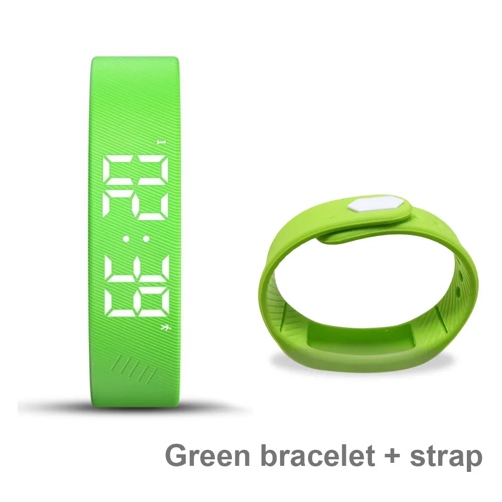 Vibrating Alarm Smart Band – Step & Calorie Tracker