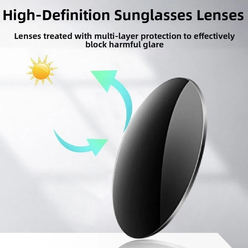 ND9 Anti-UV Sunglasses 9 Level Dimming Retro Adjustable Dimming Sunglasses with Glasse Case Round Fishing Sunglasses Fishing