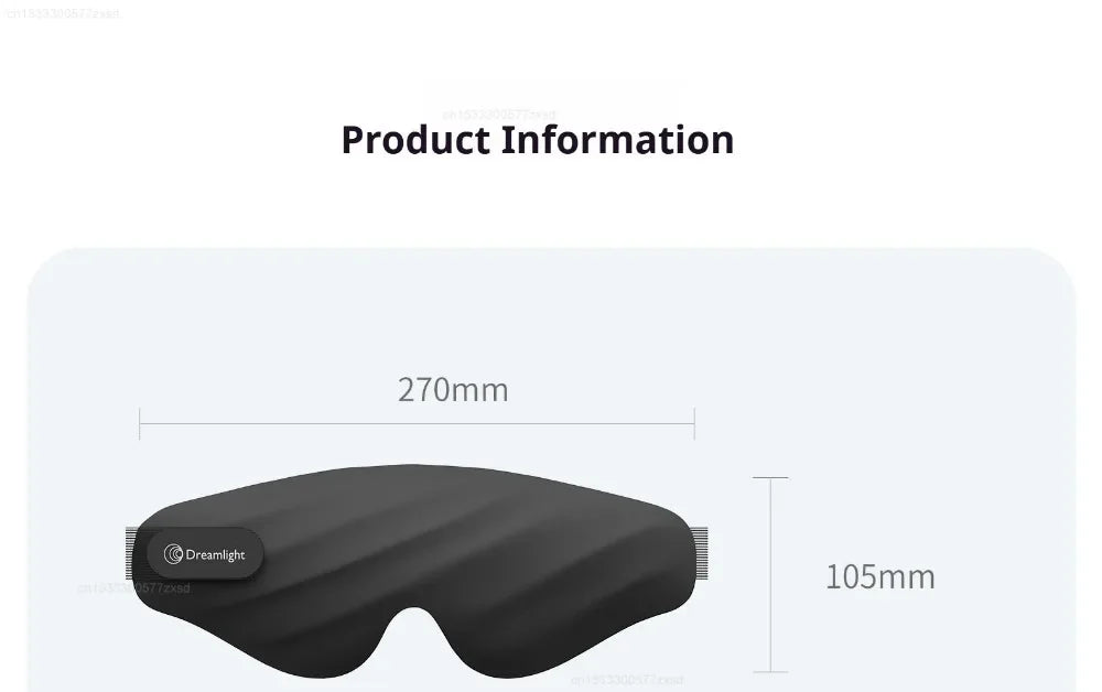 Dreamlight 4S Eye Mask Sleep 3D Stereoscopic Sleep Aid for Men Women Adult for Sleeping Block Out Light Travel Blindfold
