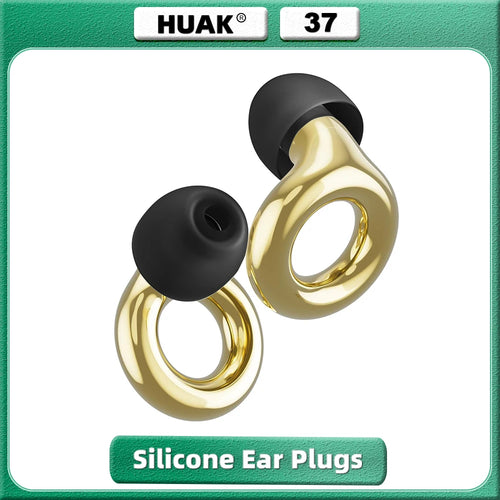 Anti-Noise Earplug Triple Layer Silicone Ear Protector Noise Filter Sleep Swimming Canceling Noise Waterproof Mute Earplugs Box