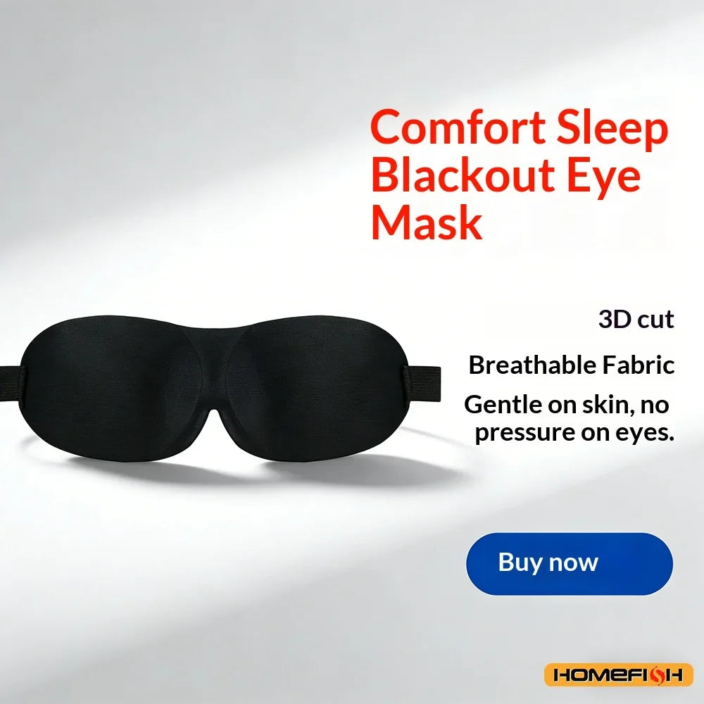 Breathable sleep mask detail